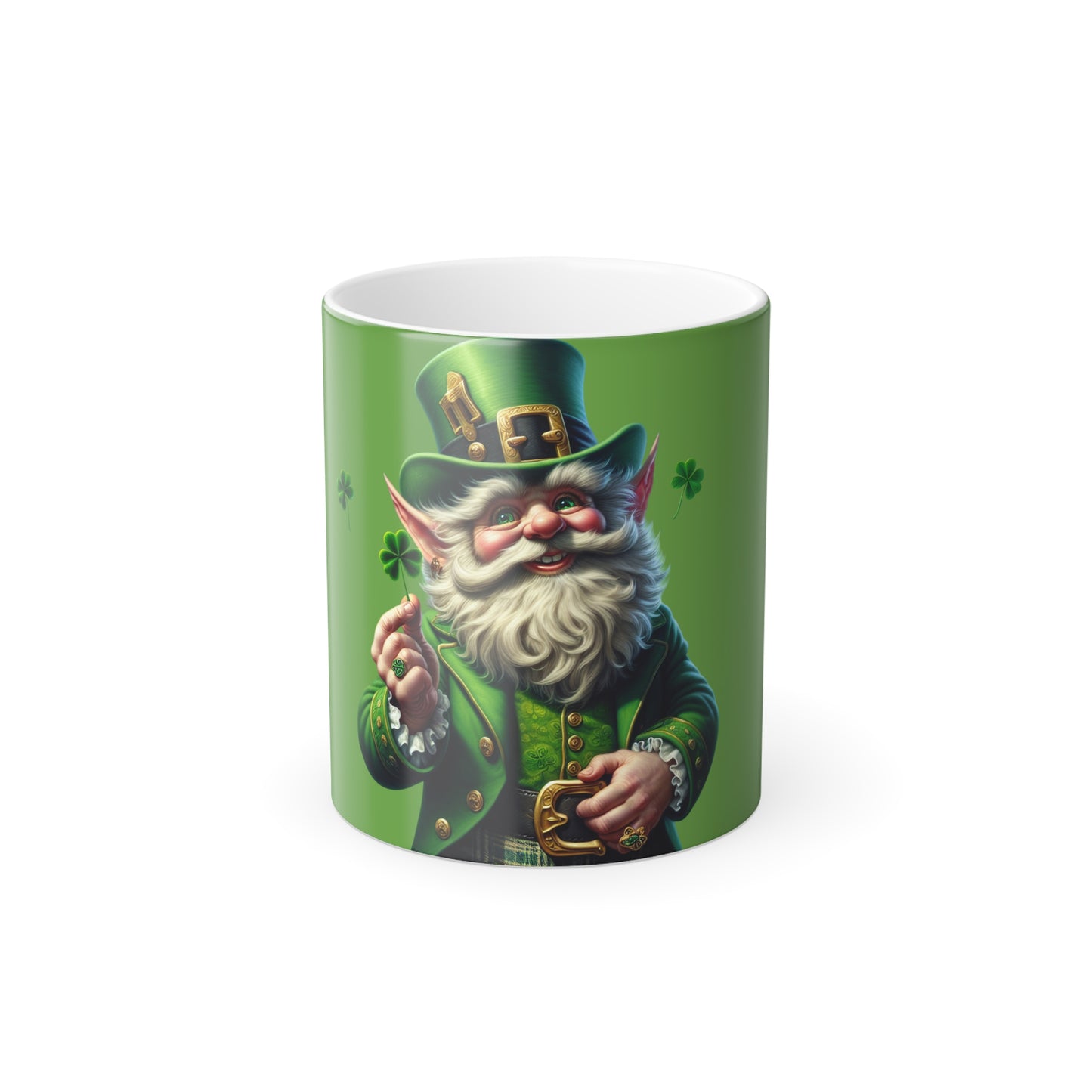 St. Patrick's Day Color Morphing Mug - 11oz Leprechaun Design